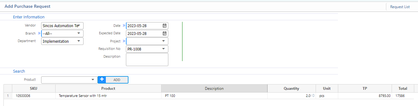 installation and setup of budget module
